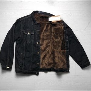 Denim Jean Fur Jacket